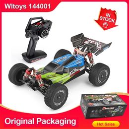 WLTOYS 144001 1/14 2.4G Racing RC auto 4WD Hoge snelheid Afstandsbediening Voertuigmodellen Speelgoed 60km / H Kwaliteitsborging voor kinderen 220315