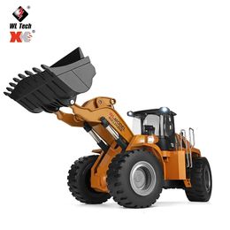 Wltoys 14800 1 14 8CH Electric Remote Control Dozer RC Truck Beach Toys Engineering Car Tracteur Excavator for Children 240508