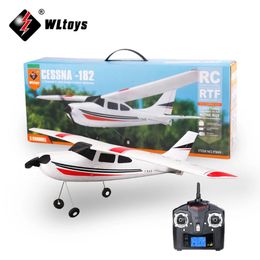 Wltoys F949S 24G 3Ch RC avion avion à voilure fixe jouets d'extérieur Drone RTF numérique Servo hélice avec Gyroscope pour garçons 231229