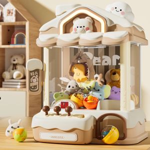 WLtoys Kinderpop Klauwmachine Tuba Clip Poppen Gashapon Muntautomaat Klein huishoudelijk speelgoed voor jongens en meisjes Game Arcade Gift 240105