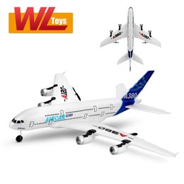 WLtoys XK A380 Airliner Aircarft RC Avión Airbus 2.4GHz 3CH Ala fija con modo RC-Plane Juguetes para niños adultos Regalo grande 240117