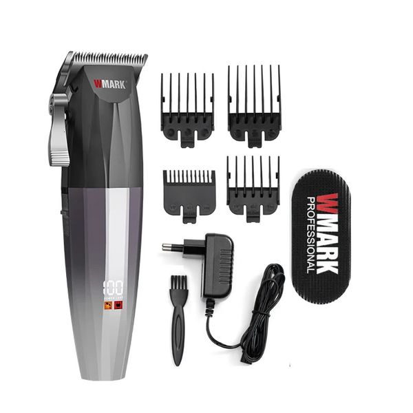 WMARK NG-222 Cortadora de cabello recargable profesional Máquina para cortar cabello Pantalla LCD Cortadora de cabello 240111