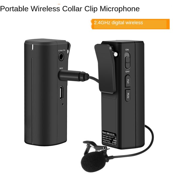 WMIC5G V15 microphone à bande Audio microphone Vlog prise de vue réduction du bruit enregistrement vidéo caméra microphone avec batterie