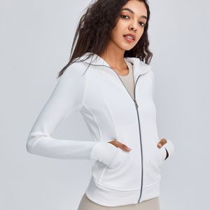 Vestes et manteaux pour femmes, veste de sport, costume de yoga, costume de fitness, vêtements de sport décontractés à capuche, confortable, en automne et en hiver