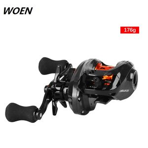 WOEN CKS200 Baitcasting Reels en fibre de carbone rapport de vitesse du corps Chevaux bouche Luya Raft Wheel engins de pêche