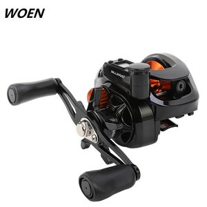 WOEN Digital display Luya baitcast reel AF200 All metal wire cup Reservoir fishing Fishing wheel 8KG braking force