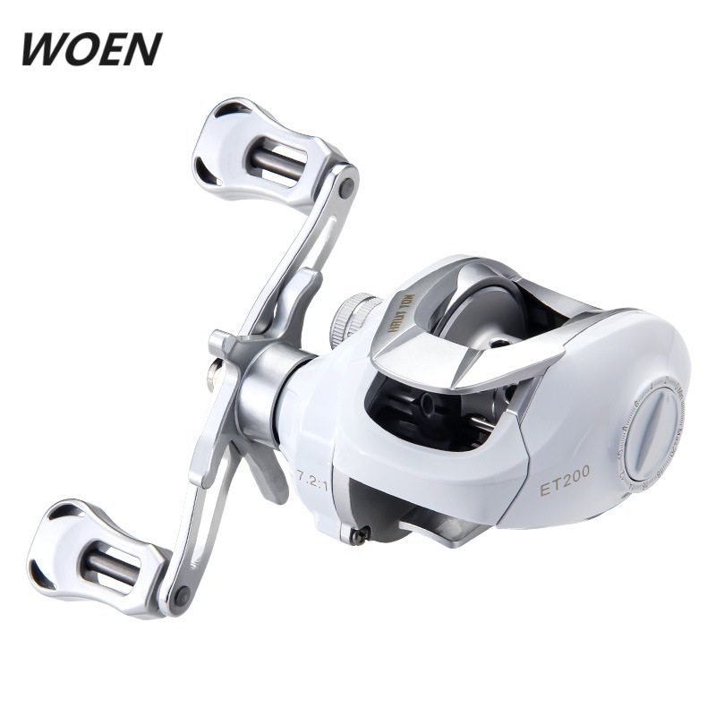 WOEN nouveau style ET200 Micro matière Luya Baitcasting bobine 7.2:1 rapport de vitesse réservoir pêche roue distante