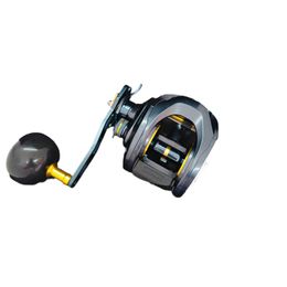 WOEN offshore Slow rock Zoutwatervissen reel Carbon frame W300 Wide body Bootvissen Baitcasting reel 15KG remkracht