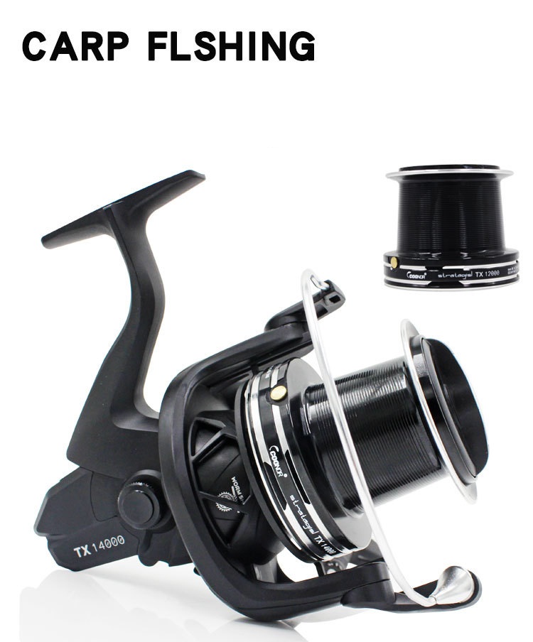 Woen Sea Fishing Spinning Bujki TX14000 Wszystkie metalowe podwójne drutowe szklanki wód morskich Daleki Hotowanie koła 25 kg