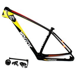 VTT Cadre de vélo de carbone 29er cadre VTT carbone 29" vélos en carbone FRAMESET QR compatible et à travers l'essieu