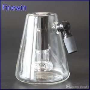 WEOSALE Beker Ash Catcher Hookahs 14mm 18mm 4.5 Inch Mini Glas Bong Dikke Pyrex Clear Bubbler Ashcatcher 45 90 90 graden