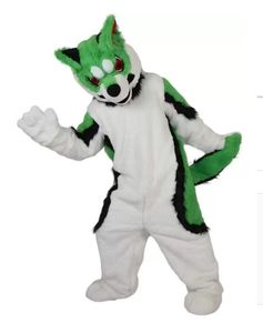 Wolf Fursuit Mascotte Kostuums Kerst Fancy Party Jurk Cartoon Karakter Outfit Pak Volwassenen Maat Carnaval