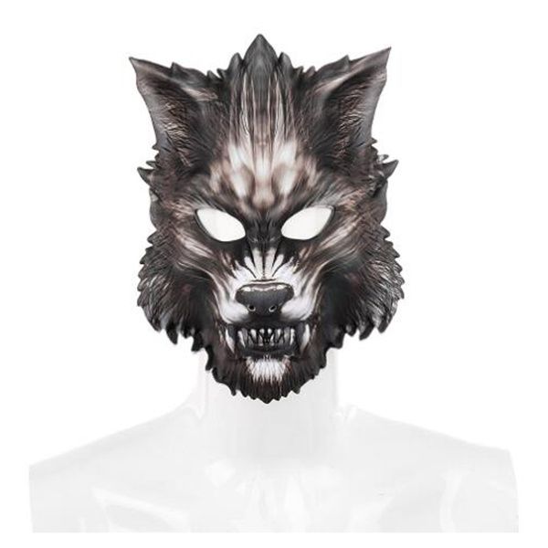Máscara de lobo Halloween Carnival Party Masquerade Ball Eva Half Face Animal Mask