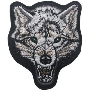 Wolf Sewing Notions Animal Patch Embroidery Armbands Iron On DIY For Clothing Hats Shirts Patches