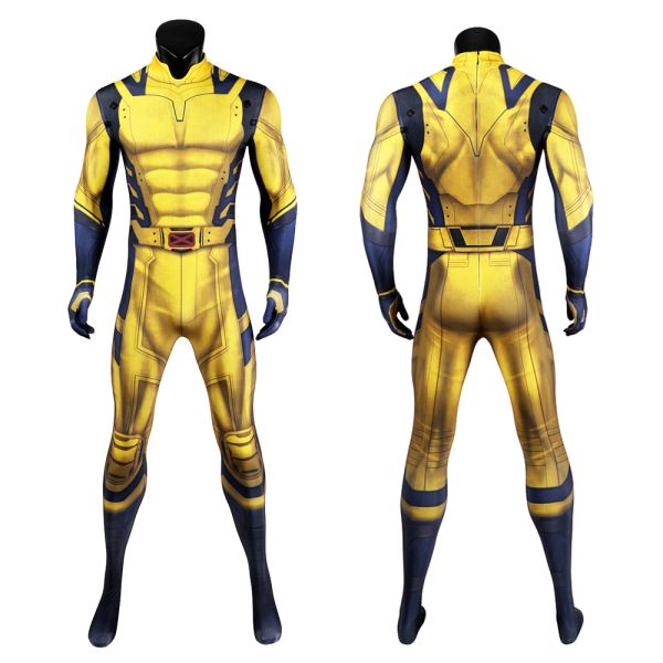 Costume de cosplay Wolverine James Howlett Jumps Superning Armor Set 3D Printing Zentai BodySuit Superhero Halloween Man Tenfit