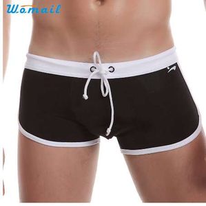 Womail heren slips shorts zwembroek shorts heren bokser zwemmen ondergoed badmode broek voor mannen gay mannelijke jongen geschenken 1pc