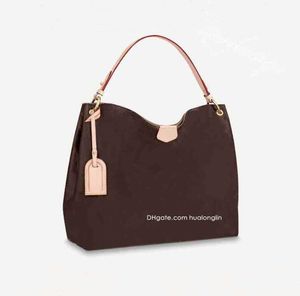 Designer Woman Bag Handbag purse shoulder tote bags handbags flower grids checkers serial number fashion