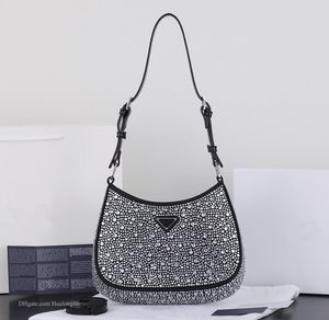 Vrouw tas tote handtas portemonnee schoudertassen met doos luxe modeontwerper met kristallen strass gratis verzending