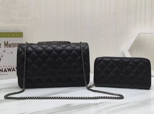 Bolsas de mujer para padres Combinados de la cadena Cadena bolsas para el hombro de la moda Satchels PU Cuero Diseñador de lujo Pasteles Hobo Bolsas para mujeres