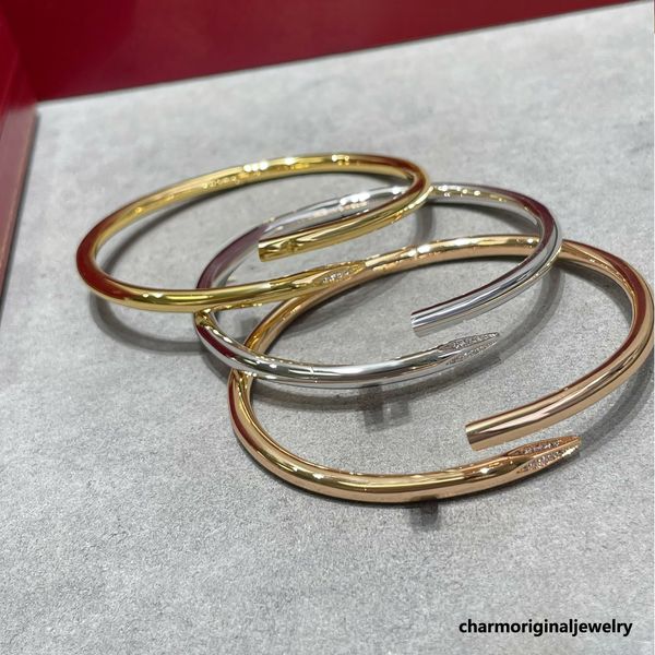 Mujer pulsera de uñas Diseñador de uñas de alta calidad Joyería de oro Brazalete de oro para mujer pulseras de dama de honor Mujer brazalete de oro Pulseras de oro para mujeres