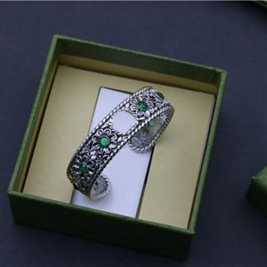 Bracelets femme Bracelet diamant ouvert Bracelet en argent de haute qualité pour femme vente Bracelet en laiton fourniture de bijoux de mode NRJ277E