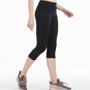 femme capris 4 way stretch tissu pantalon avec 2 poches Fitness leggings skinny penicl capris 201027