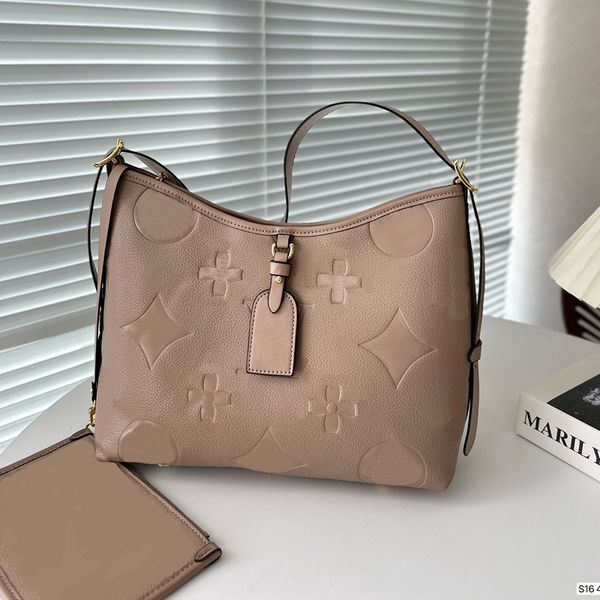 Femme Carryalbag Designers en cuir Sac à bandoulière avec sac à fermeture éclair amovible Toile Sac à provisions pour femmes Paquet sous les bras M46289 M46293