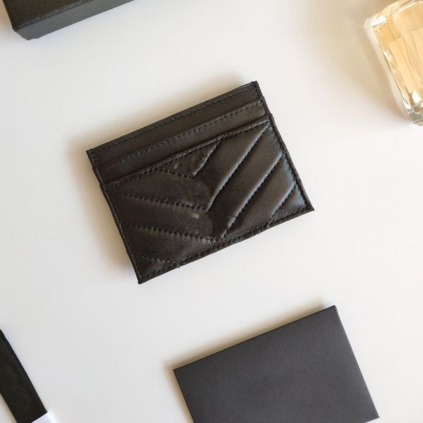 Femme CASSANDRE noir véritable sac de ramassage designers pochette en cuir portefeuille avec boîte d'origine