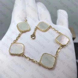 Vrouw Bedelarmbanden Bloem Hangers Kettingen Elegante Ketting Armband Modeontwerper Ketting Brace Kant Jewelry3059