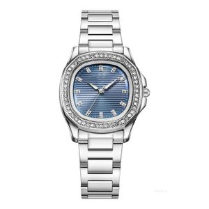 Mujer clásica aaa moda reloj pequeño relojes de diamantes reloj diseñador reloj de talla de cuarzo de alta calidad reloj de moda con caja de San Valentín
