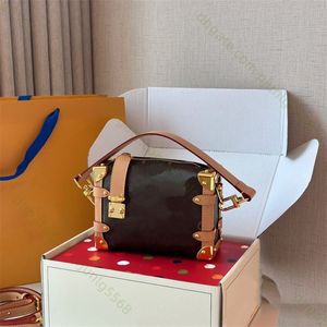 Clásicos de mujer Retro Side Trunk Diseñadores de lujo bolsos Impresión de letras Bolso de hombro totes lady Cross body bags Bolsos de cosméticos Estuches clutch hobo monederos billetera