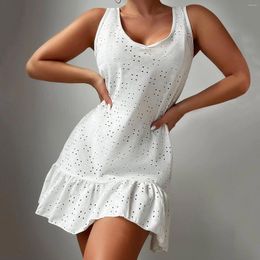Vrouw kleding dames zomer mode bikini zon beschermd shirt vaste kleur strand vestidos para mujer