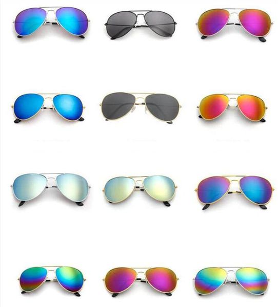 femme couleur film lunettes de soleil lunettes de soleil en métal Dazzle couleur lunettes de soleil dames en plein air lunettes de soleil mode hommes lunettes de soleil dc288