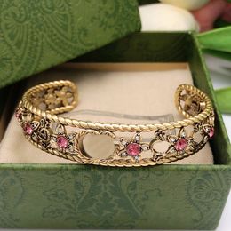 Femme Manchette Designer Bracelets Mode Double G Bracelet De Mariage De Luxe Bijoux Femmes Hommes Cadeau GGity 451212