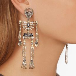 Boucles d'oreilles de créateurs de femmes en diamant pending drop errings halloween gros boucles d'oreilles luxe bijoux de mode hip hop charmes bling acce6166996