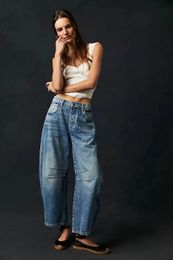 Dames designer jeans heren dames Denim broeken Heren Relaxte lage broeken High-end kwaliteit Recht ontwerp Retro Streetwear Casual Joggers Pan All-season broeken