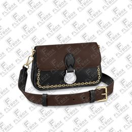 Mujer diseñadora Fashion de lujo Casual Vintage Crossbody Shoulgs Bolsos Messenger Bolss Tote Handbag de alta calidad Top 5A M455559 Polso de bolso Entrega rápida