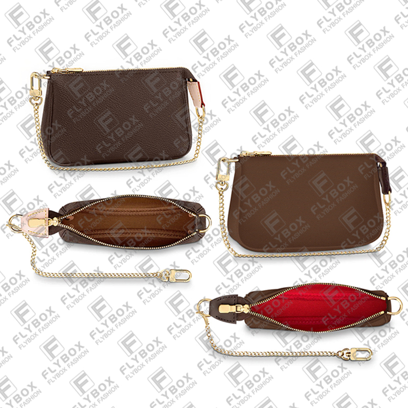 M58009 N58009 MINI POCHETTE ACCESSOIRES Bag Chain Bag Clutch Bag Totes Handbag Women Fashion Luxury Designer Wallet Key Pouch Purse TOP Quality Fast Delivery