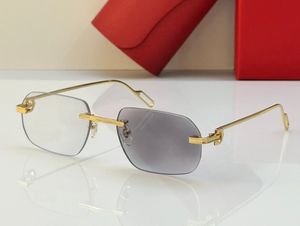 Mujer Diseñador Gafas de sol para hombres Diseño de marca Marco de aleación retro Gafas de sol grandes Gafas con degradado vintage Gafas masculinas Gafas femeninas Lentes con caja 55-20-140 mm