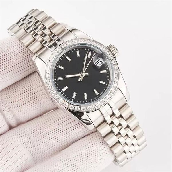 Reloj de diseñador para mujer Relojes de diamantes automáticos Relojes de lujo 904L Imitación de acero inoxidable Montre Luxe 36 41 mm Resistente al agua 2127