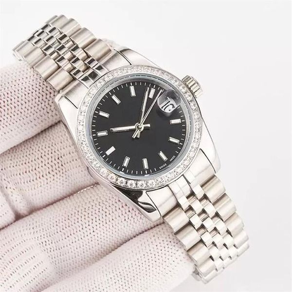 Reloj de diseñador para mujer Relojes de diamantes automáticos Relojes de lujo 904l Imitación de acero inoxidable Montre Luxe 36 41 mm Resistente al agua 321T