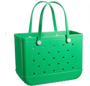 Femme Mode Bogg Sac PVC en plastique Panier étanche Sacs de plage Sacs à main fourre-tout pour femmes Sacs à bandoulière Designer Embrayage Grand sac de rangement