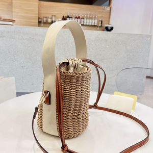 Mini gehaakte strozakken zomer strand handtassen designer tas draagtas luxe handtas boodschappentassen 5A