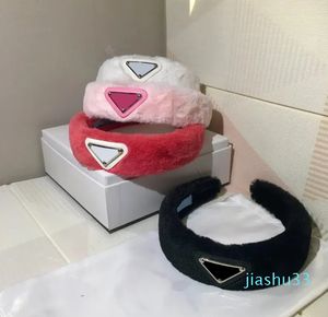 Vrouw Hoofddeksels Ontwerper Pluizige Hoofdband Damesmode Sieraden Luxe Haarhoofdbanden Bandeau Kleuren Hoofdhaarbanden