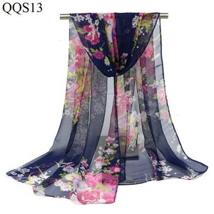 Femme imite le vrai foulard en soie Georgette foulard fin foulard en soie