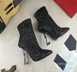 Botines Mujer PielBotines Cómodos botines tacón letra cremallera interior versátiles y cómodos