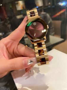 Relojes de pulsera Mujer Diseñador de lujo Reloj Movimiento Relojes K1 Cristal Conjunto con diamantes 316L Acero inoxidable Dial Correa Relojes 36 mm