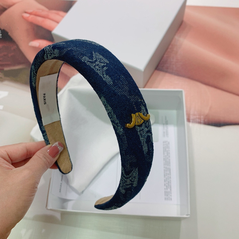 Designers de luxo da mulher CE Cartas da cabeça para feminino Bandas de cabelo de menina Imprimir fones de cabeça de pano de moda de pano de moda