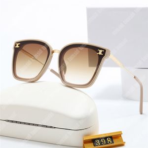 Vrouw luxe zonnebrillen heren ontwerper zonnebril polaroid kleine gouden gesp sier siermode zonnebril adumbral uv400 bral