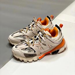 Femme Homme Pantoufle Triple S Track 3.0 Sneaker Designer Mesh Nylon Slide Cuir BB Luxe En Relief Mode Athlétisme Sandale À Lacets Taille De Chaussure 35-44